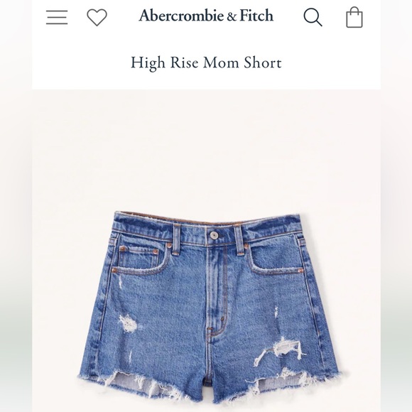 Abercrombie and Fitch High Rise Mom Shorts - Picture 6 of 10